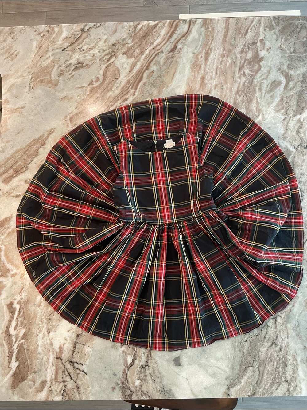 J. Crew Girls Christmas Plaid Sleeveless Dress Holiday Party Size 6 Crew Cuts